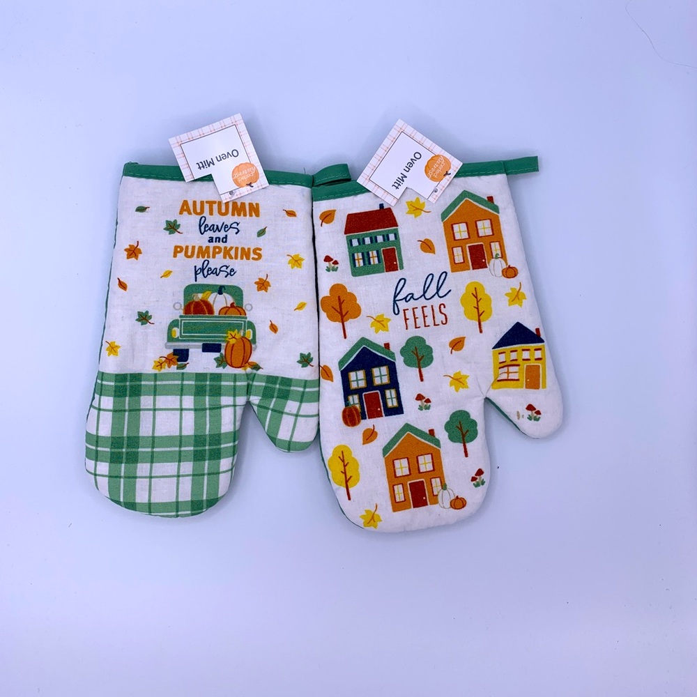 Fall Oven Mitts
